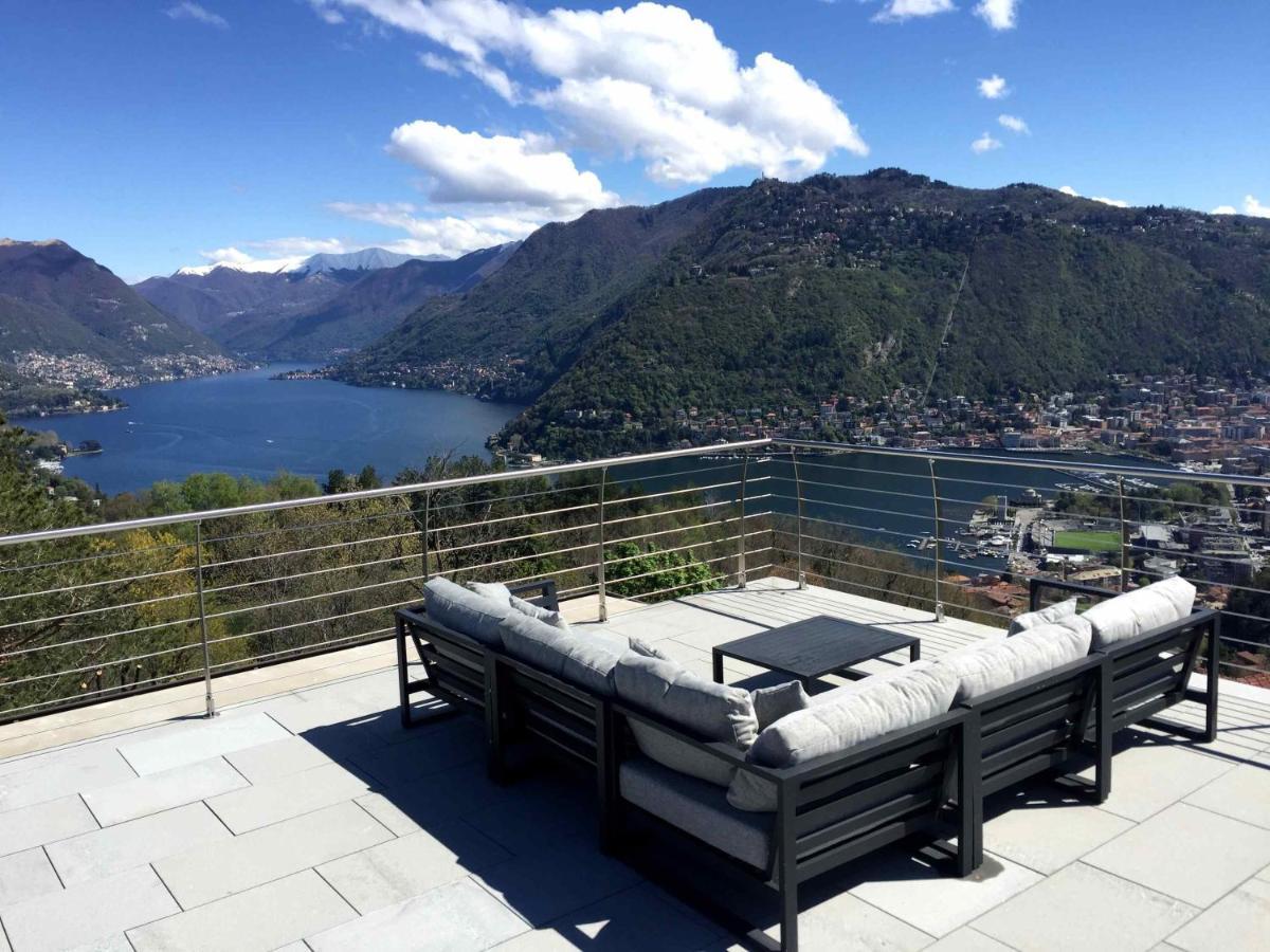 Penthouse - Villa Cardano Como Exterior photo