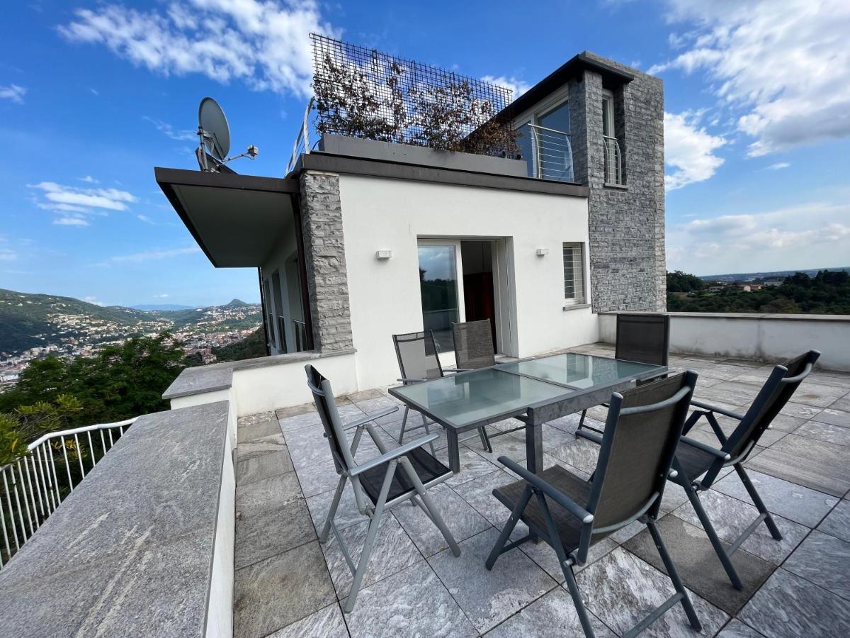 Penthouse - Villa Cardano Como Exterior photo